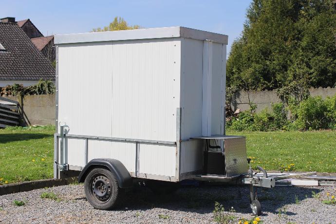 Remorque frigorifique compacte disponible à la location